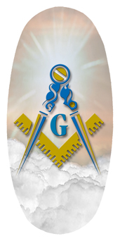 DASOV 370 BZ Masonic Lodge Clouds Bronze